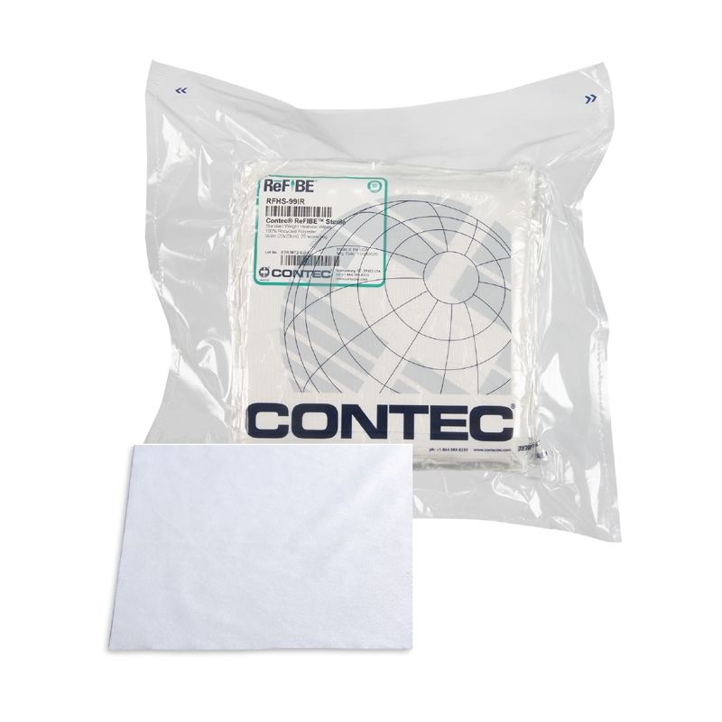 Prosat refibe standard weight heatseal wipes saturé en ipa en 23 x 23 cm
