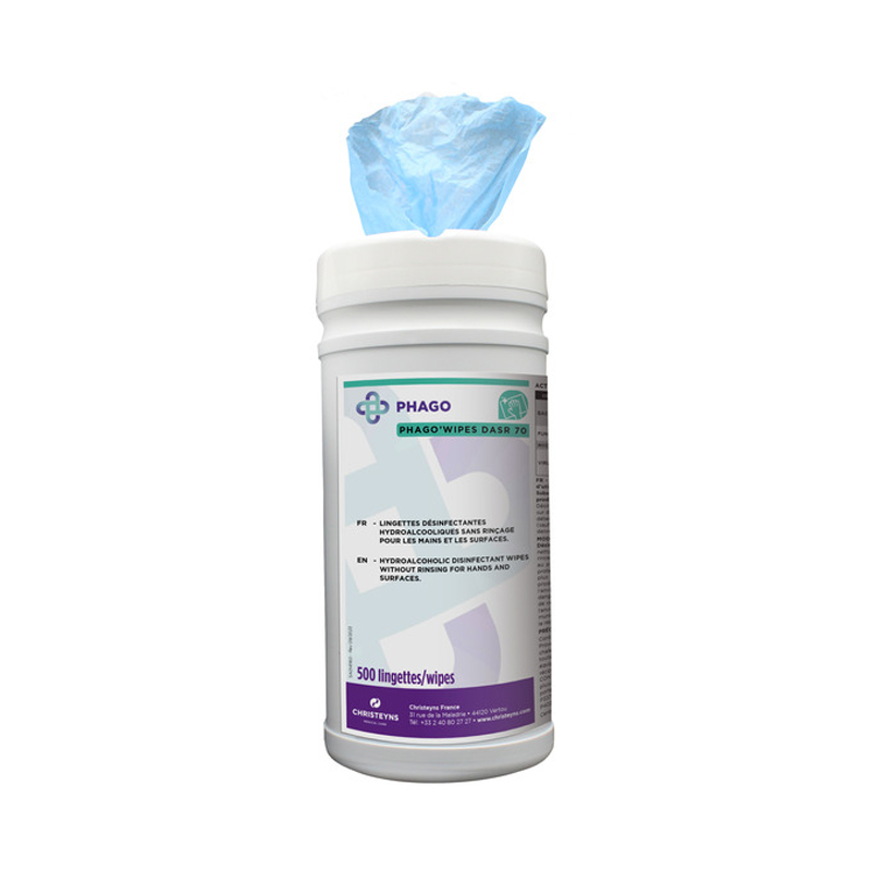 Phagowipes dasr 70_lingettes pré saturées en solution hydroalcoolique