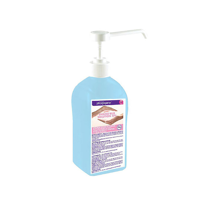 Phagorub sps solution hydroalcoolique pour la désinfection des mains 500ml