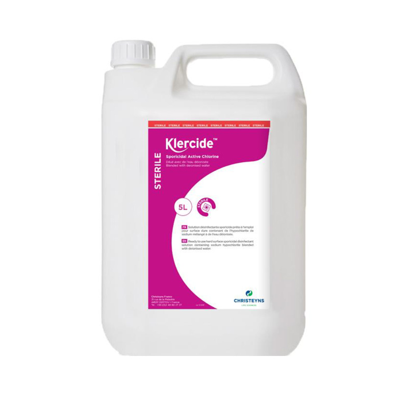 Klercide sporicidal active chlorine sterile (ex.e) en bidon de 5 l